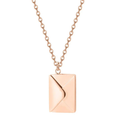 KRIAV™   - ENVELOPE LOVE LETTER PENDANT NECKLACE