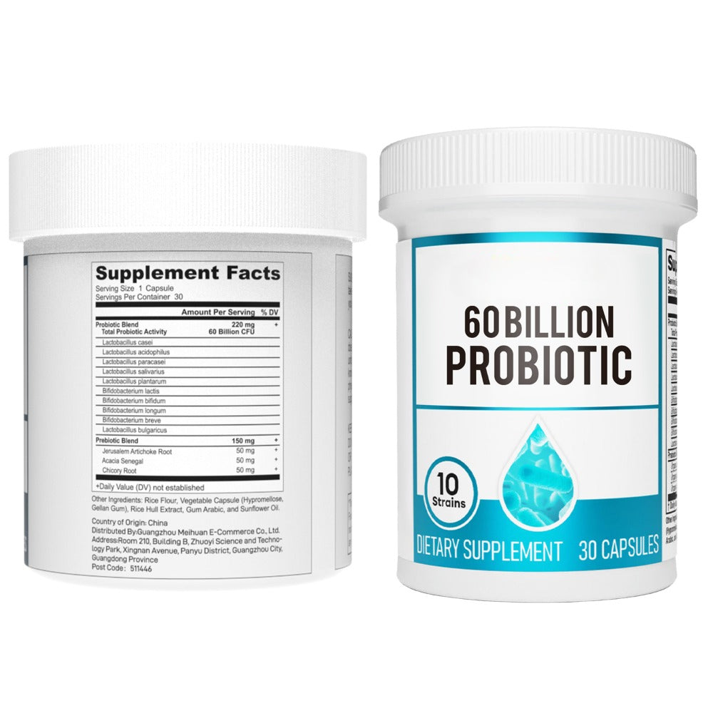 KRIAV™  - DIGESTIVE ENZYMES 60CT + 60B PROBIOTIC 30CT